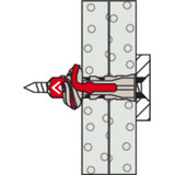 fischer Taco DuoPower 6x30 S, Pasador gris claro/Rojo