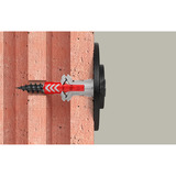 fischer Taco DuoPower 6x30 S, Pasador gris claro/Rojo