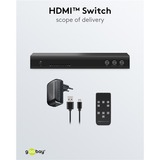 goobay 58490, Conmutador HDMI negro