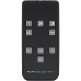 goobay 58490, Conmutador HDMI negro