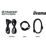 iiyama G-MASTER G2741QSU-B1 pantalla para PC 68,6 cm (27") 2560 x 1440 Pixeles 4K Ultra HD QLED Negro, Monitor de gaming negro (mate), 68,6 cm (27"), 2560 x 1440 Pixeles, 4K Ultra HD, QLED, 1 ms, Negro