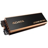 ADATA LEGEND 960 MAX 4 TB M.2 PCI Express 4.0 NVMe 3D NAND, Unidad de estado sólido gris oscuro/Dorado, 4 TB, M.2, 7400 MB/s