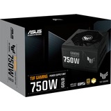 ASUS TUF Gaming 750W Gold, Fuente de alimentación de PC negro
