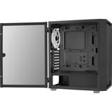 Aerocool GRAPHITEV3 Carcasa de Ordenador 3 Ventiladores ARGB 14cm, Cajas de torre negro, Midi Tower, PC, Negro, ATX, micro ATX, Mini-ITX, ABS, SPCC, Acero, Azul, Verde, Rojo