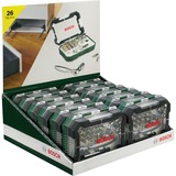 Bosch 2 607 017 322 punta de destornillador 26 pieza(s), Carraca verde, 26 pieza(s), Hexagonal (métrico), Pozidriv, PZ 1, PZ 2, PZ 3, PH 1/2/2/3, PZ 1/2/3, S 4/5/6, T 10/15/20/25/30, HEX 3/4/5/6, 314 g, 125 mm