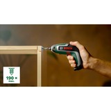 Bosch Atornillador inalámbrico IXO 7 Set de nivel de burbuja 3,6Volt, Destornillador verde/Negro