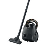 Bosch Serie 2 BGLS2CHAMP aspiradora Aspiradora cilíndrica Secar Bolsa para el polvo, Aspiradora de suelo negro, Aspiradora cilíndrica, Secar, Bolsa para el polvo, Filtro higiénico, Filtrado, 80 dB