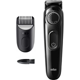 Braun BeardTrimmer 3 BT3322, Cortapelo para barba negro
