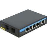DeLOCK 87764 switch Gigabit Ethernet (10/100/1000) Energía sobre Ethernet (PoE) Negro, Interruptor/Conmutador Gigabit Ethernet (10/100/1000), Energía sobre Ethernet (PoE)