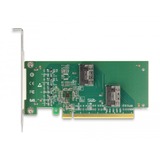 DeLOCK 90077 tarjeta y adaptador de interfaz Interno, Controlador PCIe, 64 Gbit/s, 5 - 50 °C, -25 - 70 °C, 15 - 90%, Windows 10, Windows 7, Windows 8.1