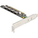 DeLOCK Tarjeta PCI Express x16 a 4 x interno SFF-8654 4i NVMe 