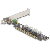 DeLOCK Tarjeta PCI Express x16 a 4 x interno SFF-8654 4i NVMe 