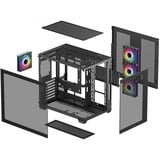 DeepCool R-CG530-BKADA4-G-1, Cajas de torre negro