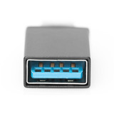 Digitus Adaptador USB Tipo-C, Tipo-C - A negro