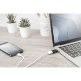 Digitus Adaptador USB Tipo-C, Tipo-C - A negro