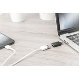 Digitus Adaptador USB Tipo-C, Tipo-C - A negro