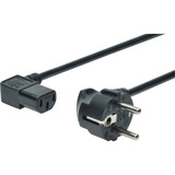 Digitus Cable de conexión de red, con ángulo de 90° negro