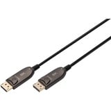 Digitus Cable de fibra óptica híbrido DisplayPort AOC, UHD 8K negro