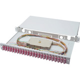 Digitus Caja de empalme de fibra óptica, 1U, equipada, 24x SC DX, OM4, Caja de fíbra óptica 