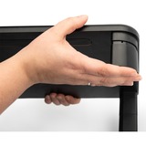 Digitus Elevación ergonómica del monitor, Soporte de monitor negro, Soporte para ordenador portátil, Negro, 10 kg, 280 mm, 400 mm, 145 mm