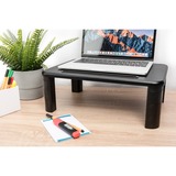 Digitus Elevación ergonómica del monitor, Soporte de monitor negro, Soporte para ordenador portátil, Negro, 10 kg, 280 mm, 400 mm, 145 mm