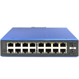 Digitus Gigabit Ethernet PoE gestionado L2 industrial 16+2 puertos, Interruptor/Conmutador 