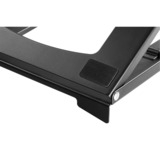 Digitus Soporte móvil para portátil gris, Soporte para ordenador portátil, Negro, Metal, 25,4 cm (10"), 38,1 cm (15"), 254 - 381 mm (10 - 15")