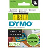 Dymo D1 - Etiquetas estándar - Negro sobre amarillo - 6mm x 7m, Cinta de escritura Negro sobre amarillo, Poliéster, Bélgica, -18 - 90 °C, DYMO, LabelManager, LabelWriter 450 DUO