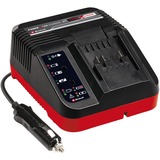 EINHELL Power X-Car Charger 3A, Cargador negro/Rojo