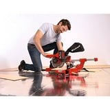 EINHELL Sierra de inglete y corte deslizante a batería TE-SM 36/210 Li-Solo, 36 Voltios (2x18V), Sierras de corte a inglete y a bisel rojo
