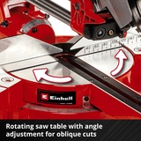 EINHELL TE-SM 36/210 Li-Solo, Sierras de corte a inglete y a bisel rojo