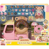 EPOCH Sylvanian Families - Carrito de donas con figura, Juegos de construcción 