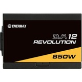 Enermax Revolution D.F.12 850W, Fuente de alimentación de PC negro