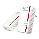 FRITZ! FRITZ!Powerline 1220 Set, PowerLAN Powerline 1220 Set, 1200 Mbit/s, Tipo F, Gigabit Ethernet, 10,100,1000 Mbit/s, 3 W, 1 W