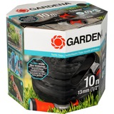 GARDENA 18425-20 manguera de jardín 10 m Por encima/debajo del suelo Tela Negro, Naranja gris/Naranja, 10 m, Por encima/debajo del suelo, Negro, Naranja, Tela