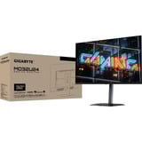 GIGABYTE MO32U24 QD-OLED, Monitor de gaming negro