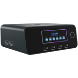 ICY BOX Diamond Charge 2401 cargador GaN con pantalla LCD-TFT negro