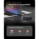ICY BOX Diamond Charge 2401 cargador GaN con pantalla LCD-TFT negro