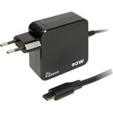 Inter-Tech Cargador Argus PD-2090, cargador USB-C negro