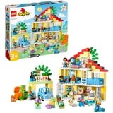 LEGO DUPLO Casa Familiar 3en1, Juegos de construcción Juego de construcción, 3 año(s), Plástico, 218 pieza(s), 3,45 kg