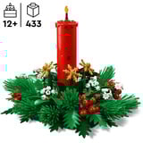 LEGO Iconic Centro de Mesa Navideño, Juegos de construcción Juego de construcción, 12 año(s), Plástico, 433 pieza(s), 509 g