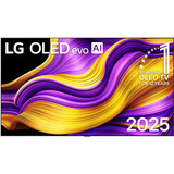 LG OLED97G57LW, OLED-TV plateado/Negro