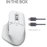 Logitech 910-006572 ratón Oficina mano derecha Bluetooth Laser 8000 DPI gris claro, mano derecha, Laser, Bluetooth, 8000 DPI, Gris