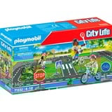 PLAYMOBIL City Life Circuito de bicicletas, Juegos de construcción 