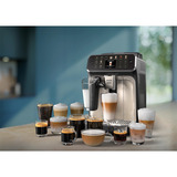 Philips Series 5500 Latte Go EP5547/90, Superautomática negro/Cromado