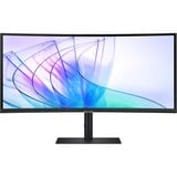 Samsung S65VC pantalla para PC 86,4 cm (34") 3440 x 1440 Pixeles UltraWide Quad HD LCD Negro, Monitor LED negro, 86,4 cm (34"), 3440 x 1440 Pixeles, UltraWide Quad HD, LCD, 5 ms, Negro