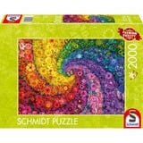 Schmidt Spiele Remolino de flores multicolor, Puzzle 