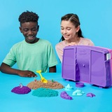 Spin Master Kinetic Sand, set palacio de la sirena, 934 g de arena que brilla (morado, turquesa y arena de playa), arenero plegable reutilizable y herramientas, juguetes sensoriales para niños a partir de 3 años, Juego de arena Kinetic Sand , set palacio de la sirena, 934 g de arena que brilla (morado, turquesa y arena de playa), arenero plegable reutilizable y herramientas, juguetes sensoriales para niños a partir de 3 años, Arena kinética infantil, 3 año(s), Multicolor