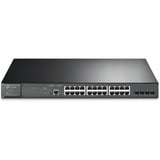 TP-Link TL-SG3428MP switch Gestionado L2/L3 Gigabit Ethernet (10/100/1000) Energía sobre Ethernet (PoE) 1U Negro, Interruptor/Conmutador Gestionado, L2/L3, Gigabit Ethernet (10/100/1000), Energía sobre Ethernet (PoE), Montaje en rack, 1U