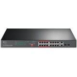 TP-Link TL-SL1218MP, Interruptor/Conmutador negro